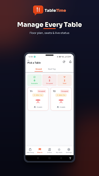 Table Time table overview